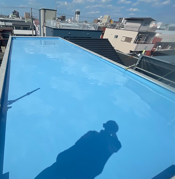 屋上の防水工事